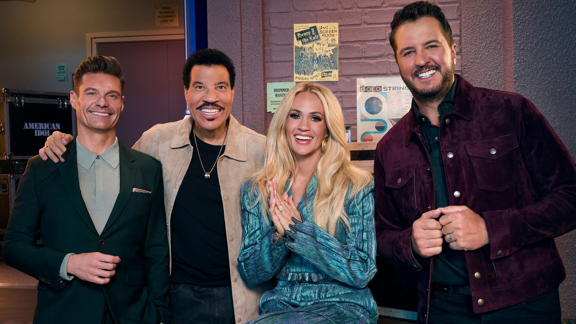Ryan Seacrest, Lionel Richie, Carrie Underwood, Luke Bryan