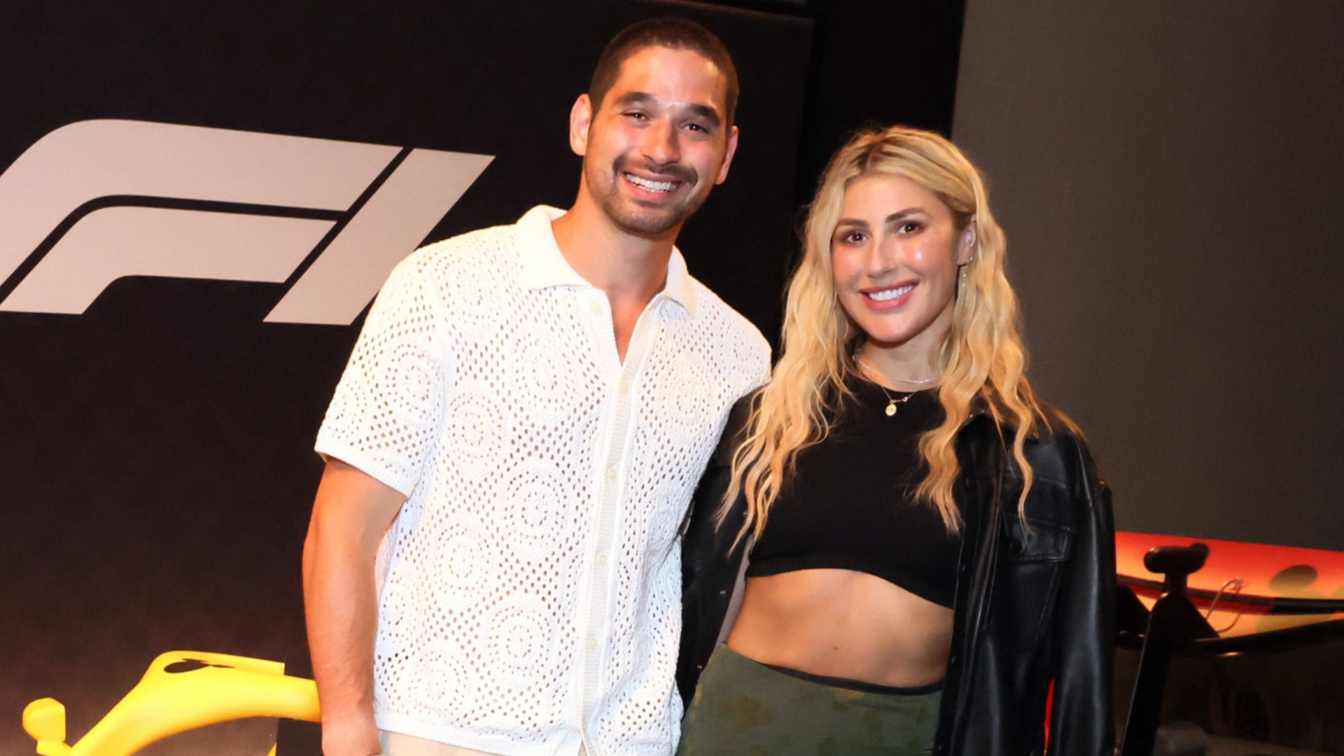 Emma Slater and Alan Bersten smiling