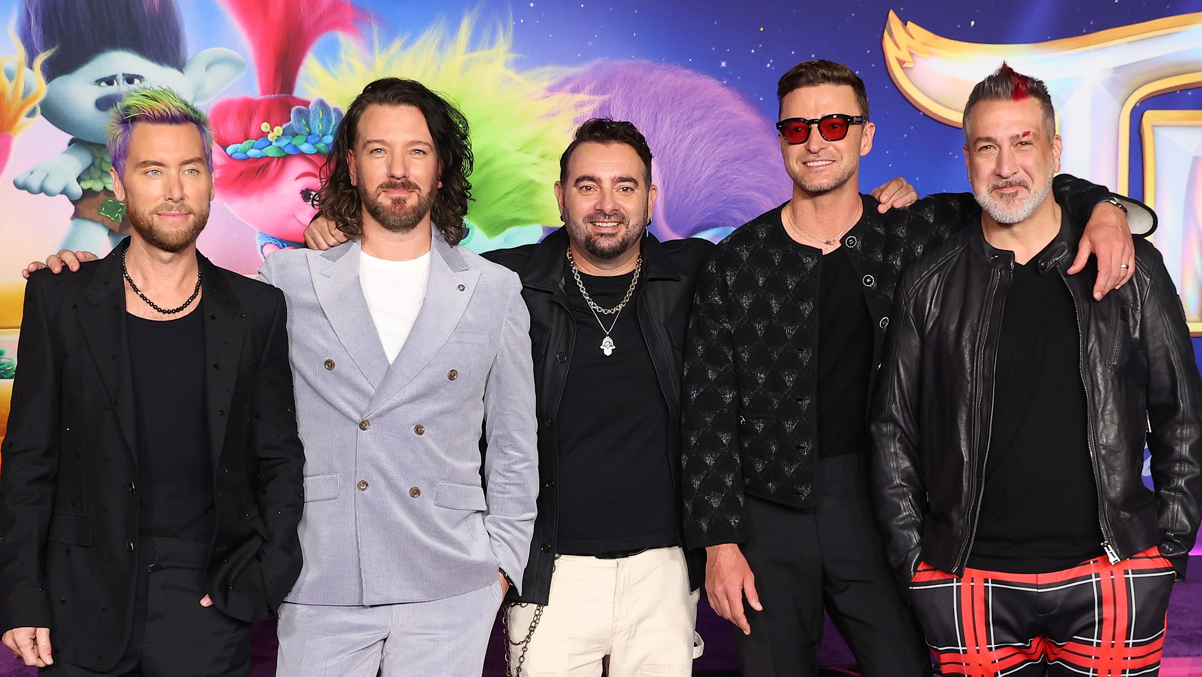 Lance Bass, JC Chasez, Chris Kirkpatrick, Justin Timberlake, and Joey Fatone