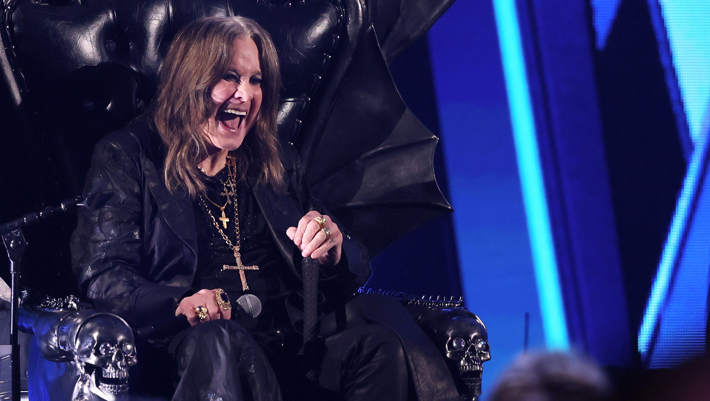 Ozzy Osbourne at the 2024 Rock & Roll Hall of Fame Induction Ceremony