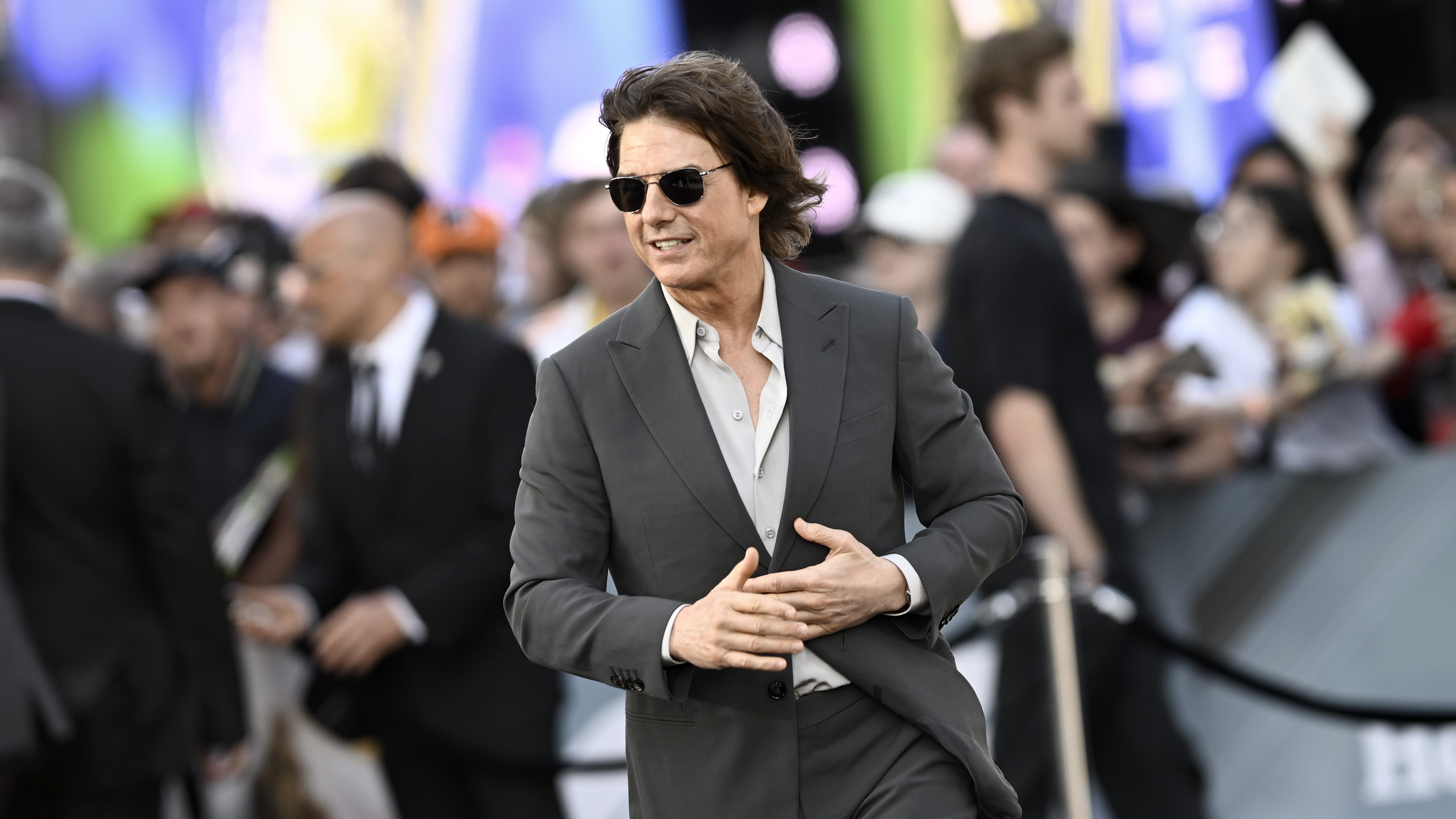 Tom Cruise attends the "F1: The Movie" European Premiere