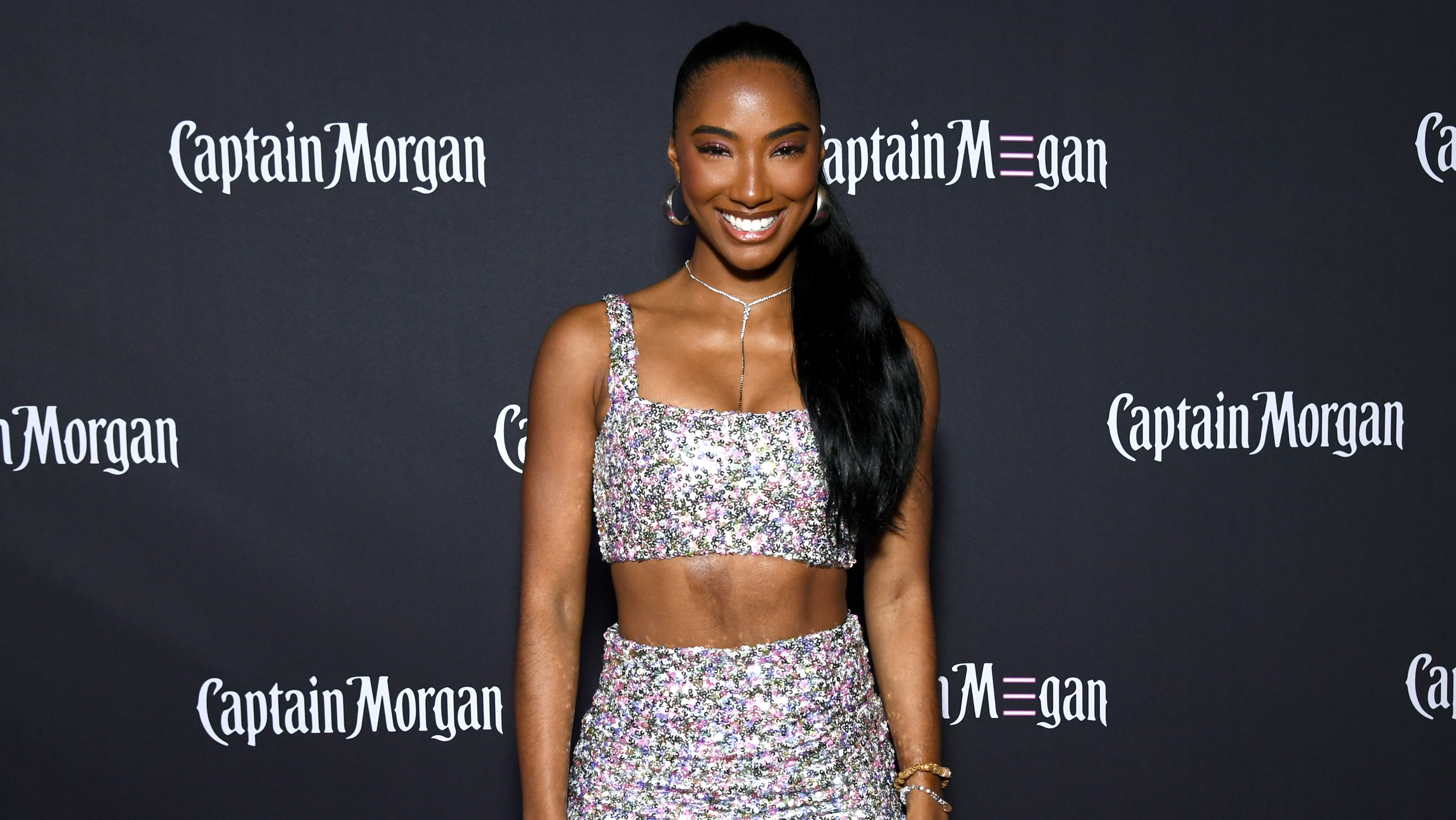 Taylor Hale attends Captain Morgan spiced up the M3GAN 2.0 event in LA