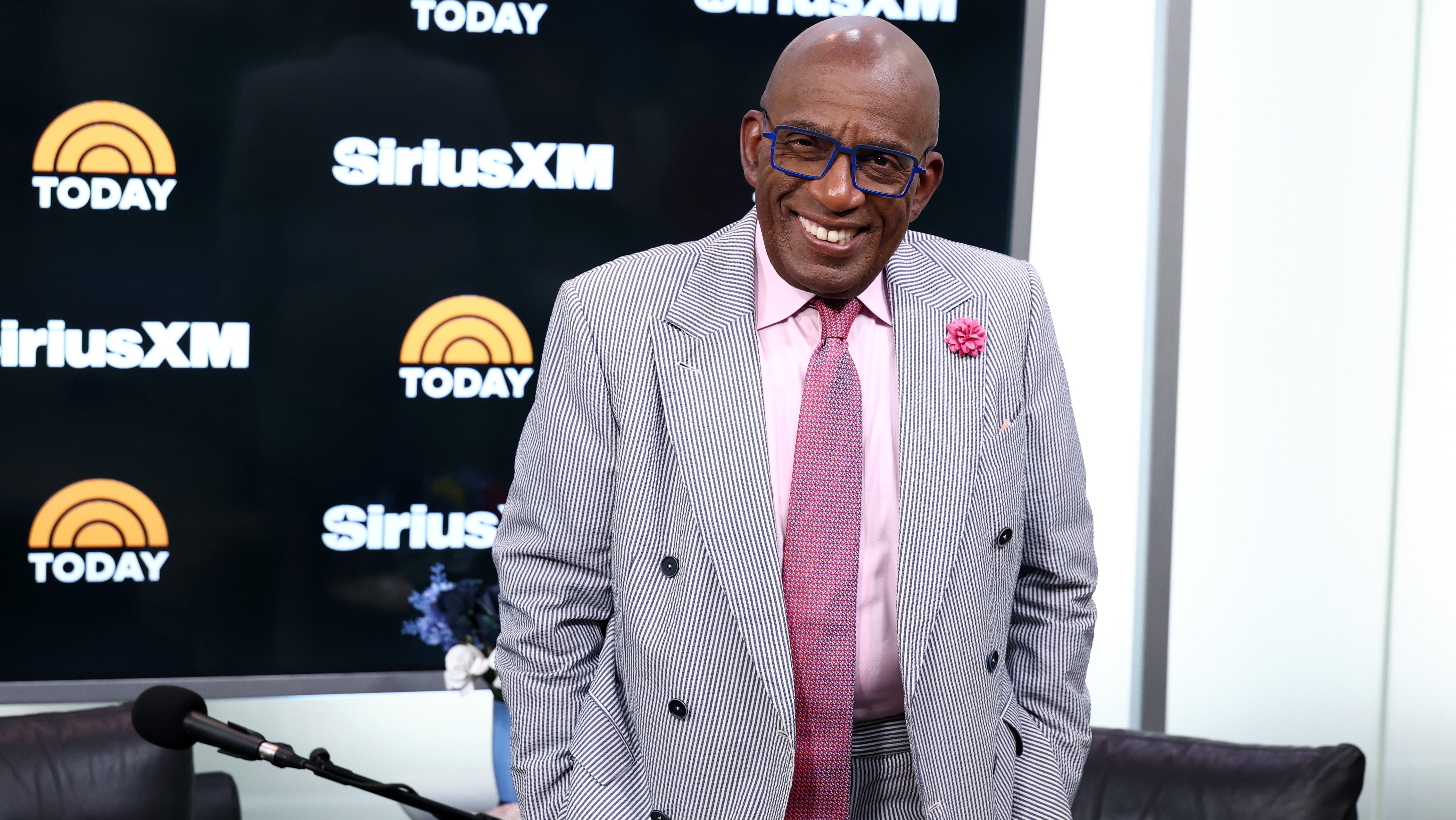 Al Roker interviews "Superman" stars David Corenswet and Rachel Brosnohan for SiriusXM / TODAY Show in 2025