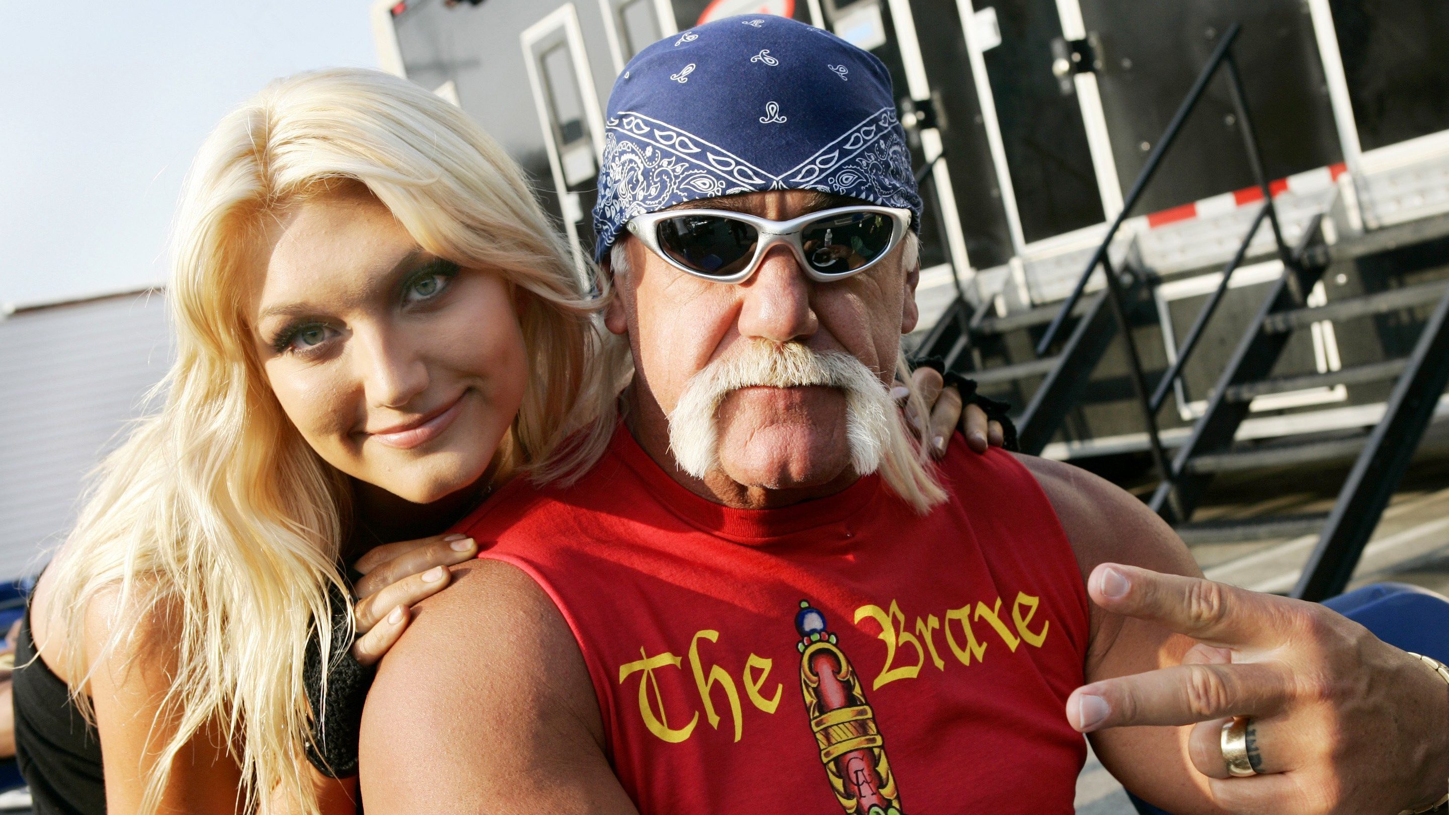 Brooke Hogan and Hulk Hogan
