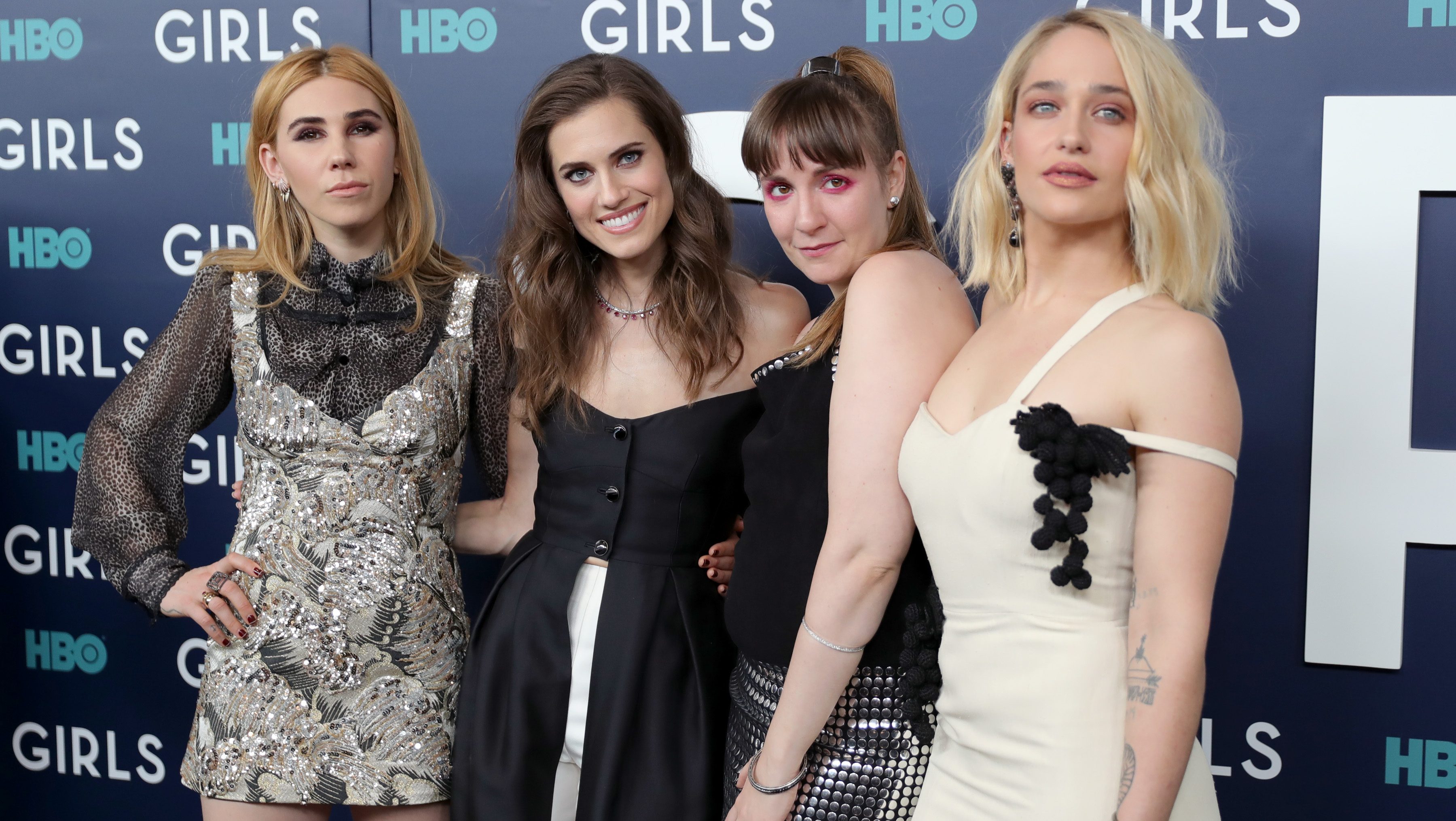 Zosia Mamet, Allison Williams, Lena Dunham and Jemima Kirke