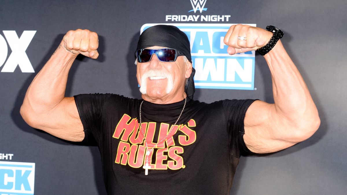 Hulk Hogan attends WWE 20th Anniversary Celebration Marking Premiere of WWE Friday Night SmackDown on FOX at Staples Center on October 04, 2019
