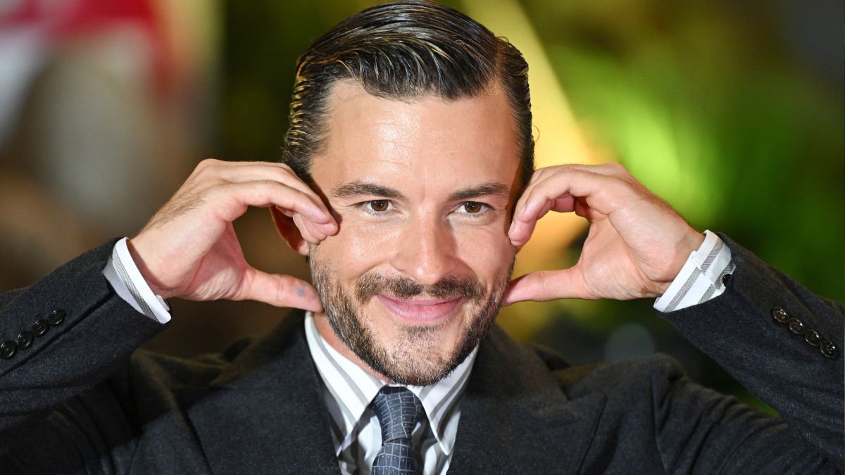 Jonathan Bailey poses for a photo during a red carpet event to promote the film "Jurassic World: Rebirth" in Seoul on July 1, 2025