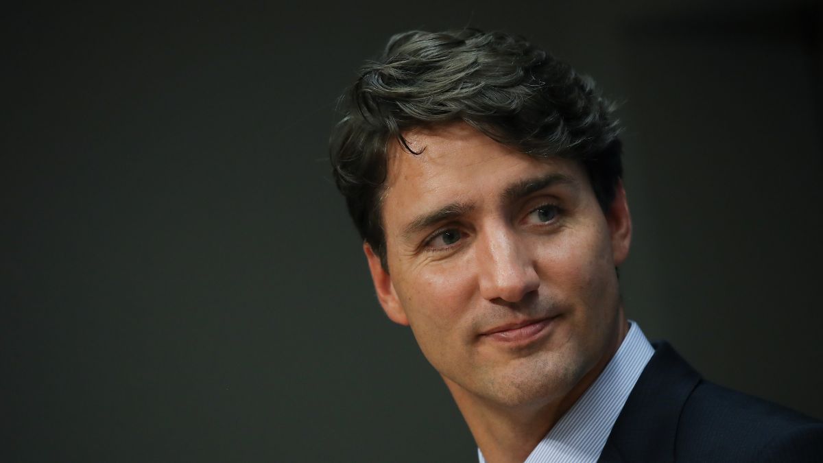 Canadian Prime Minister Justin Trudeau holds a press briefing during the United Nations General Assembly at UN headquarters, September 21, 2017 in New York City