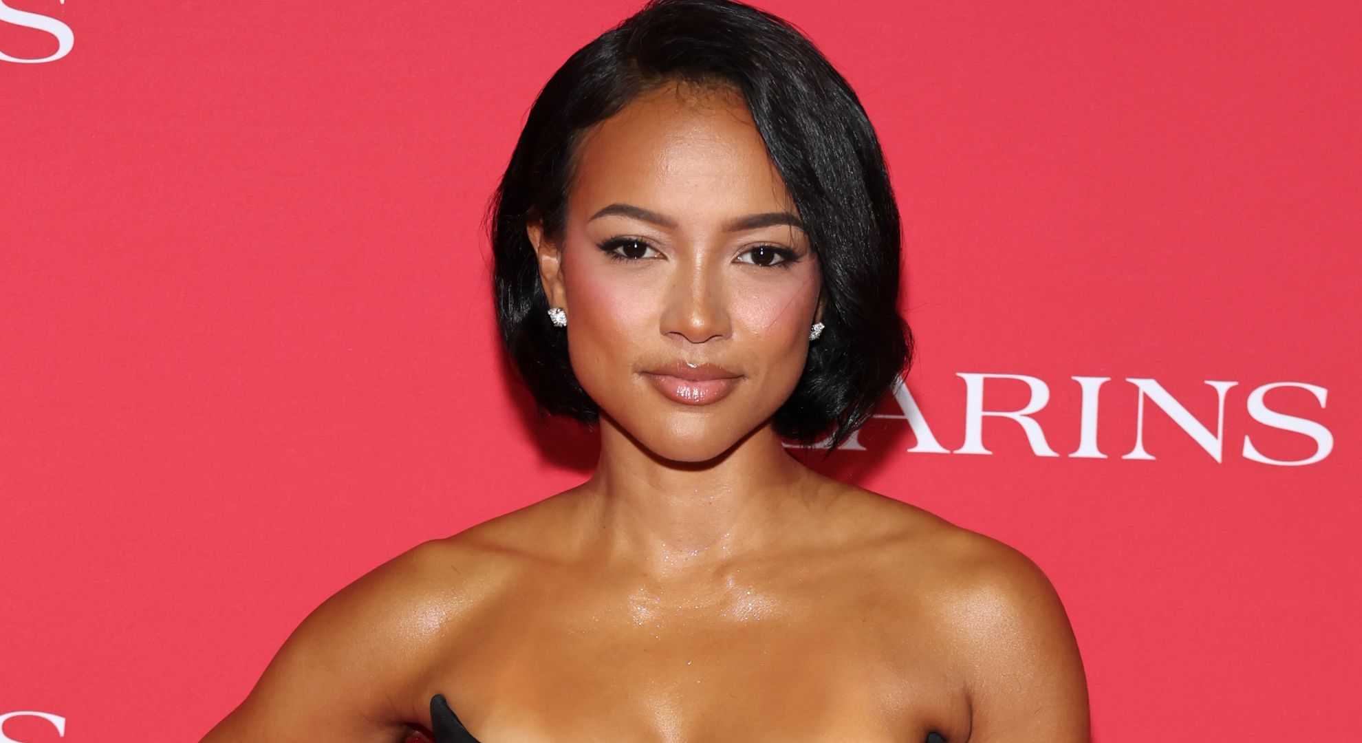Karrueche Tran attends the Clarins ICONS Event at the Academy Museum of Motion Pictures on March 21, 2025
