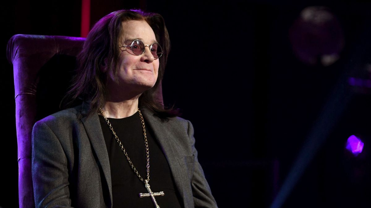 Ozzy Osbourne speaks onstage at iHeartRadio ICONS with Ozzy Osbourne: In Celebration of Ordinary Man at iHeartRadio Theater on February 24, 2020 in Burbank, California