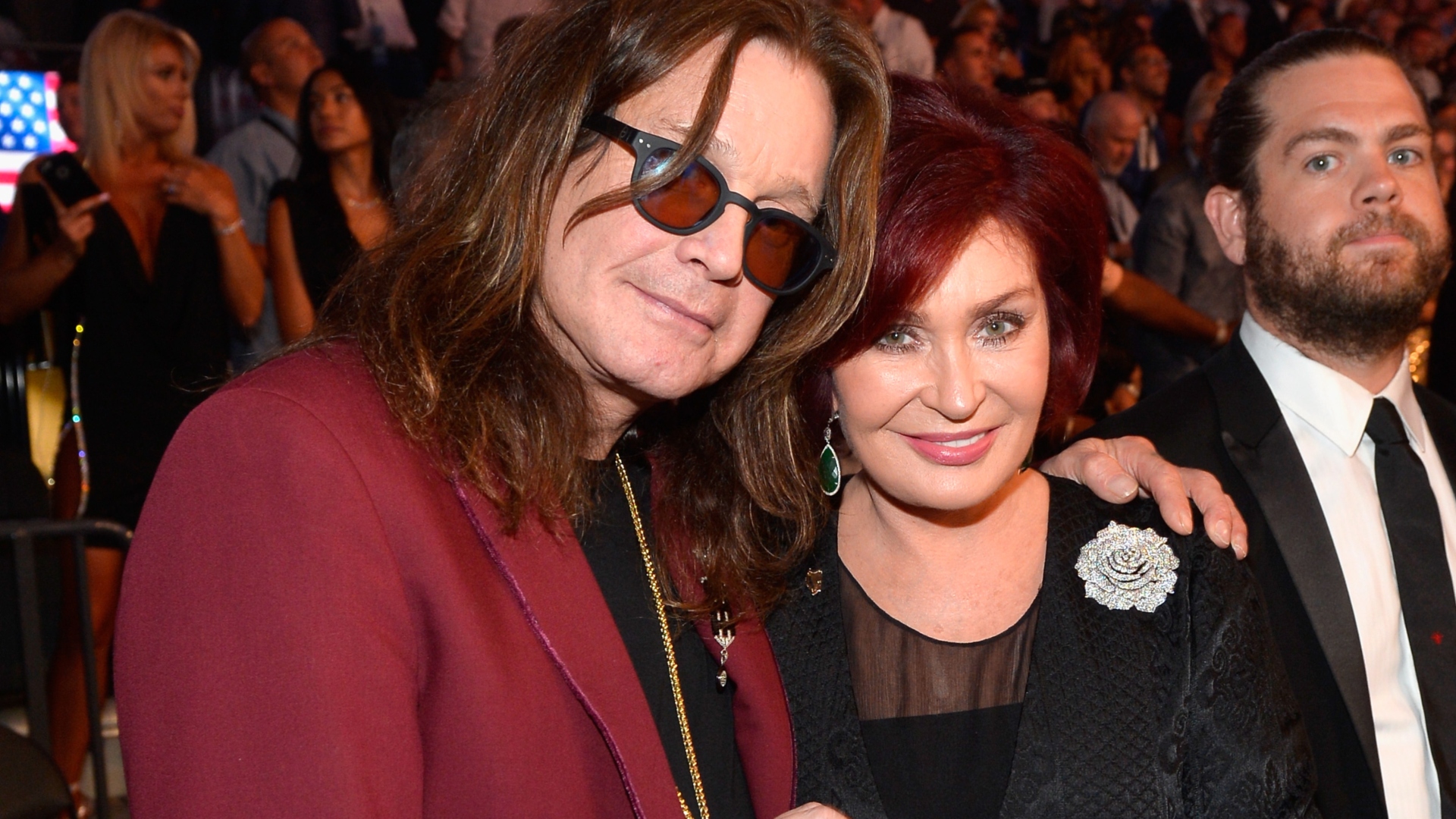 Ozzy Osbourne and Sharon Osbourne