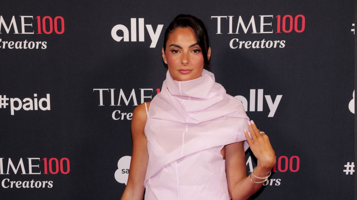 Paige DeSorbo attends the 2025 TIME100 Creators Launch Party at Gansevoort Rooftop on July 10, 2025