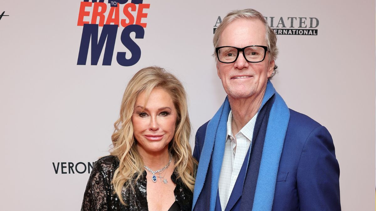 Kathy Hilton and Rick Hilton attend the 32nd Annual Race To Erase MS Gala at Fairmont Century Plaza on May 16, 2025 in Los Angeles, California