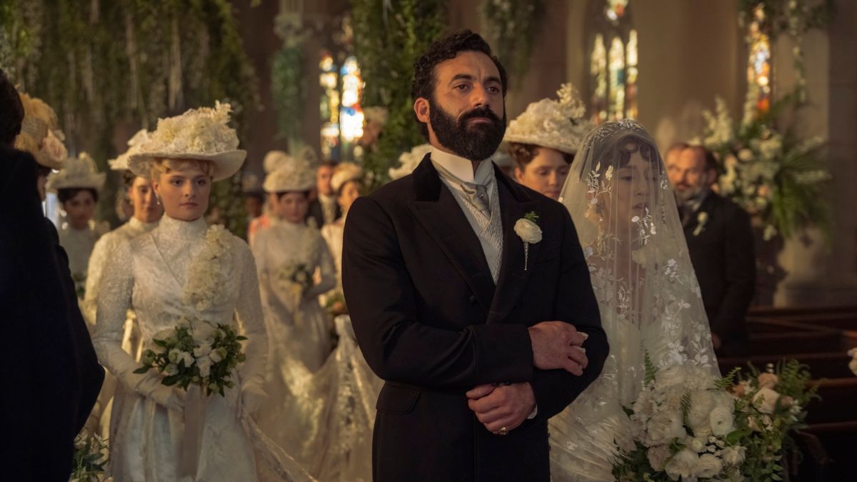 Morgan Spector, Taissa Farmiga on The Gilded Age