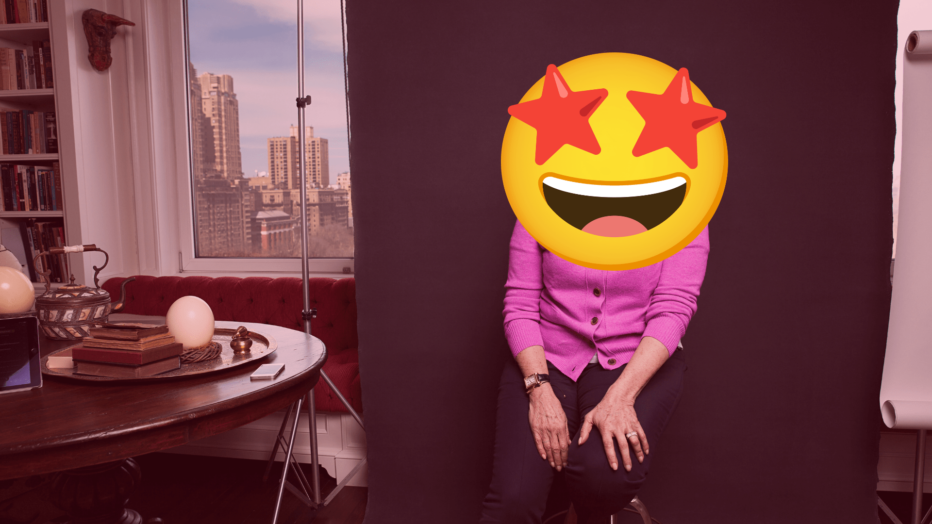 Actress Candice Bergen sits in her home on Central Park South in New York, NY on April 1st, 2015.