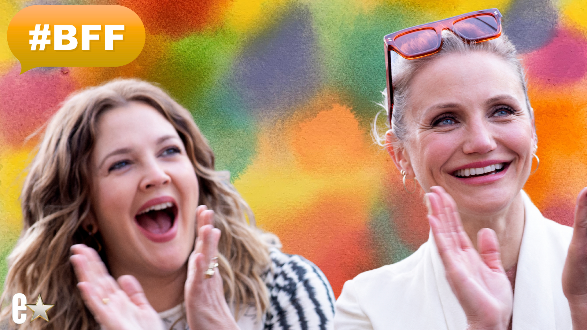 Drew Barrymore Cameron Diaz reunite in LA for an event