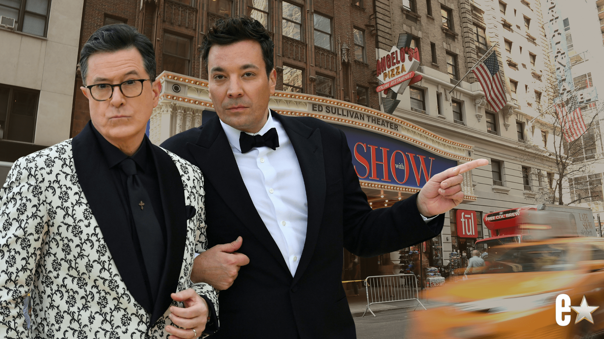 Jimmy Fallon supports Stephen Colbert