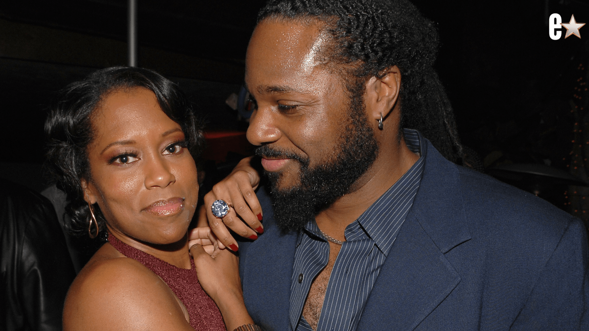 Actors Regina King (L) and Malcolm-Jamal Warner