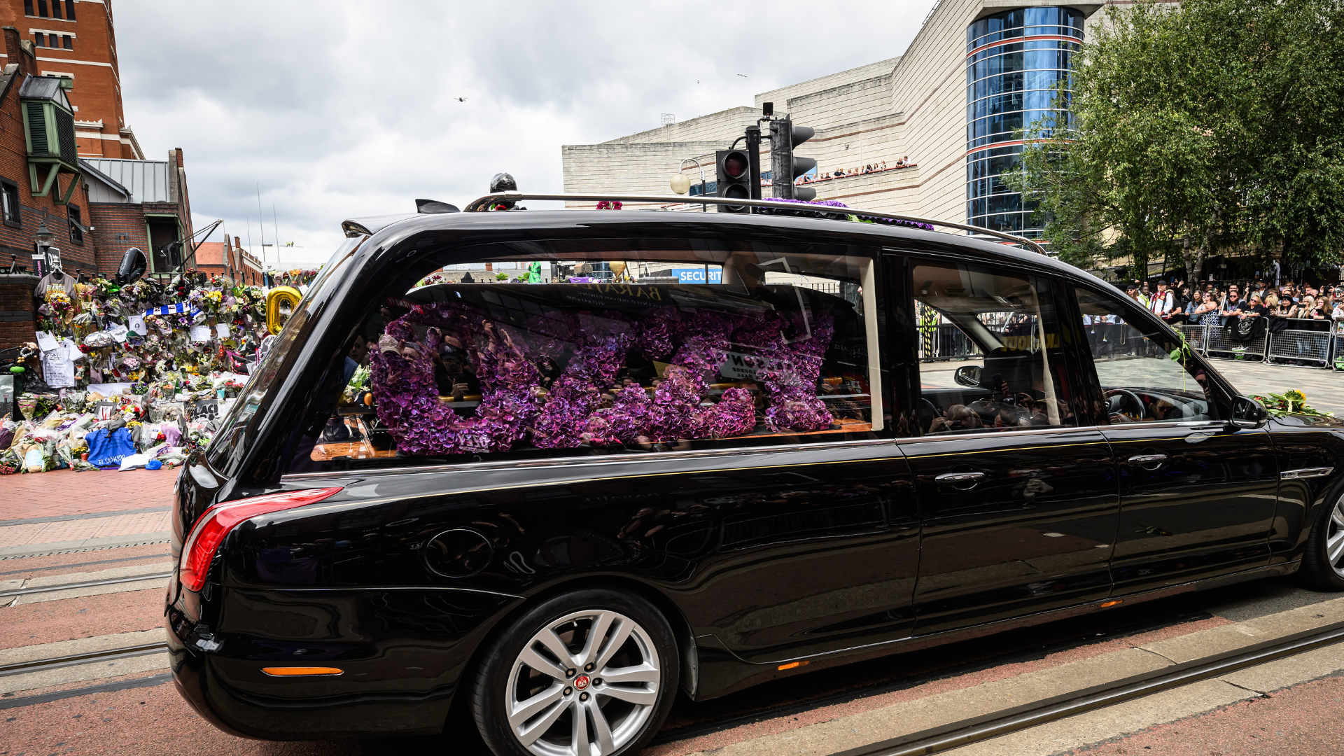 Rock Legend Ozzy Osbourne’s Name Spelled Out in Flowers