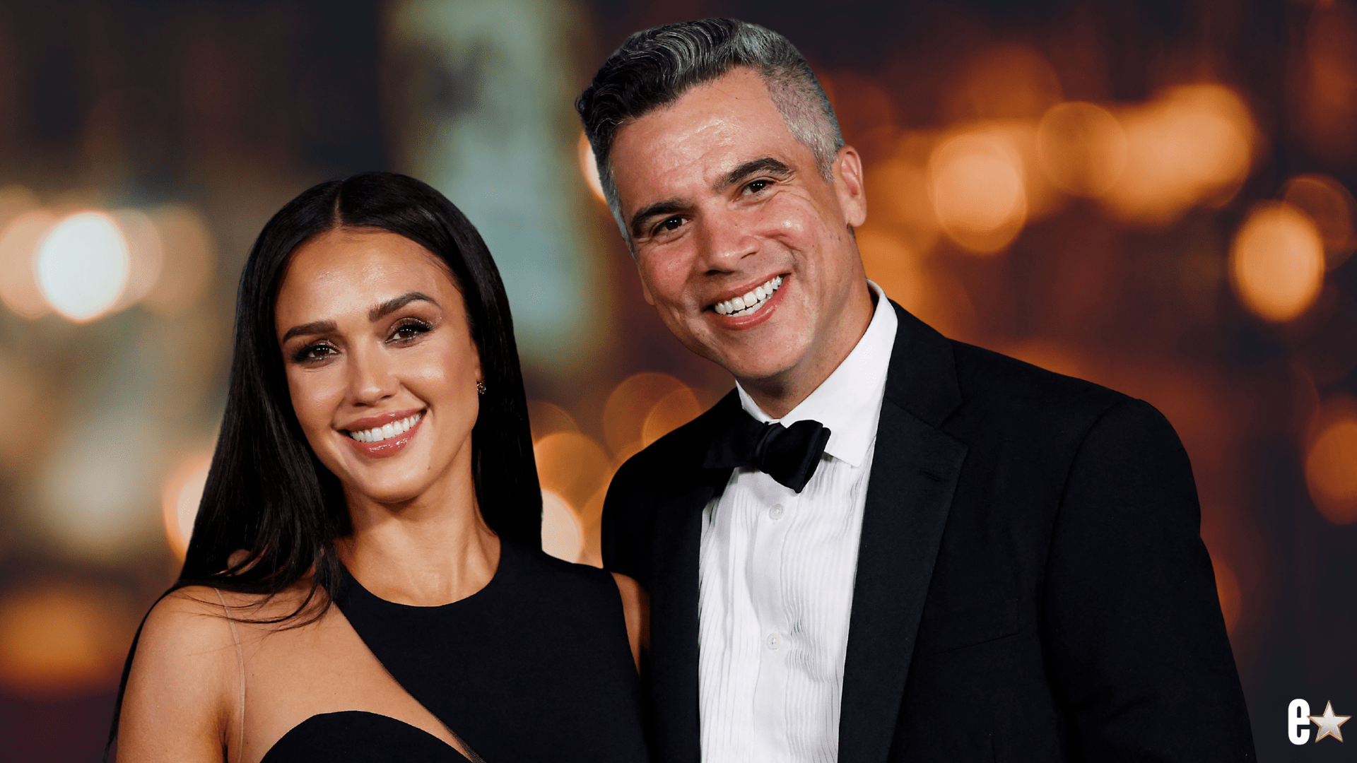 US actress Jessica Alba (L) and Cash Warren