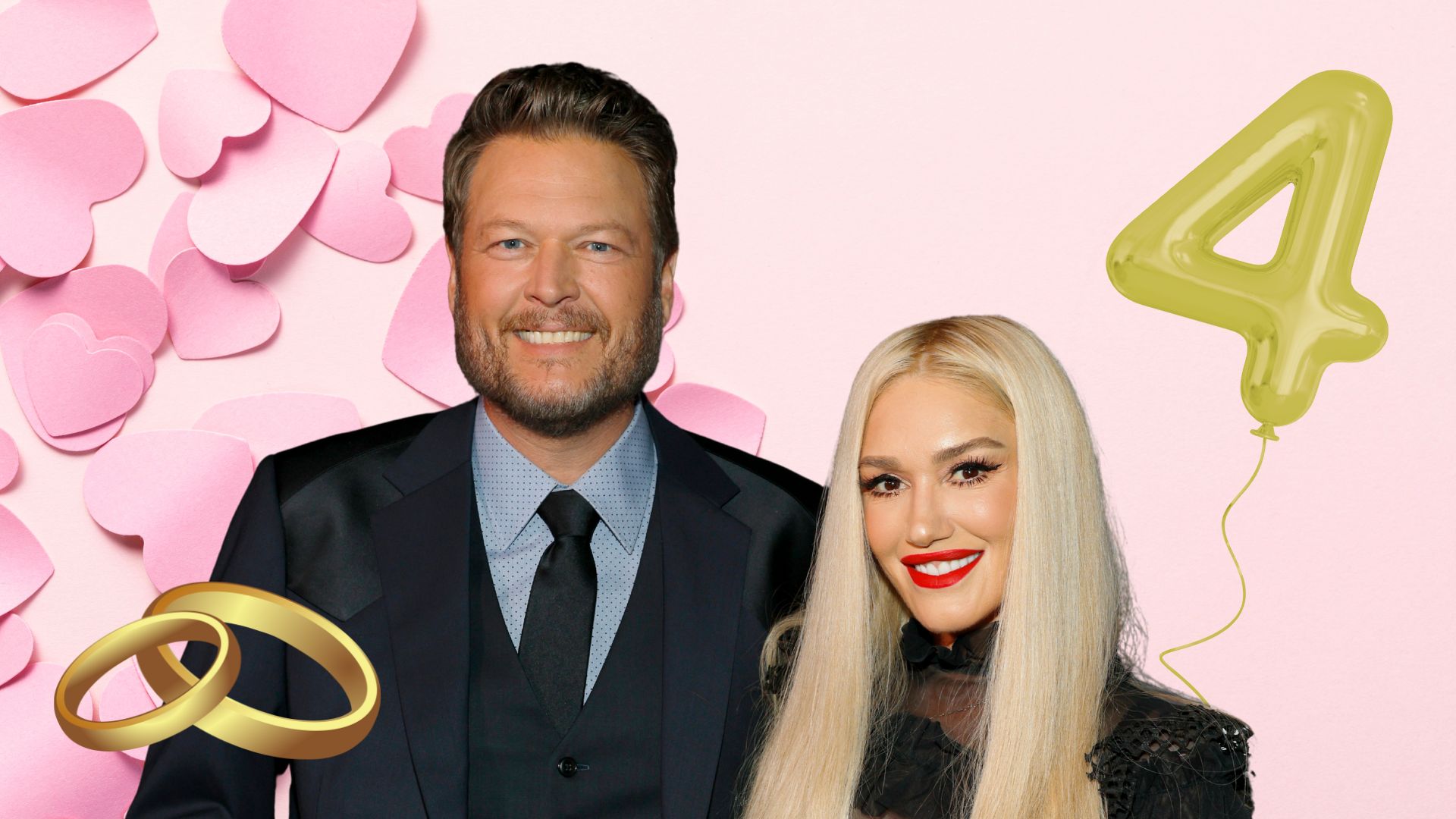 Blake Shelton and Gwen Stefani Celebrate 4th Anniversary
