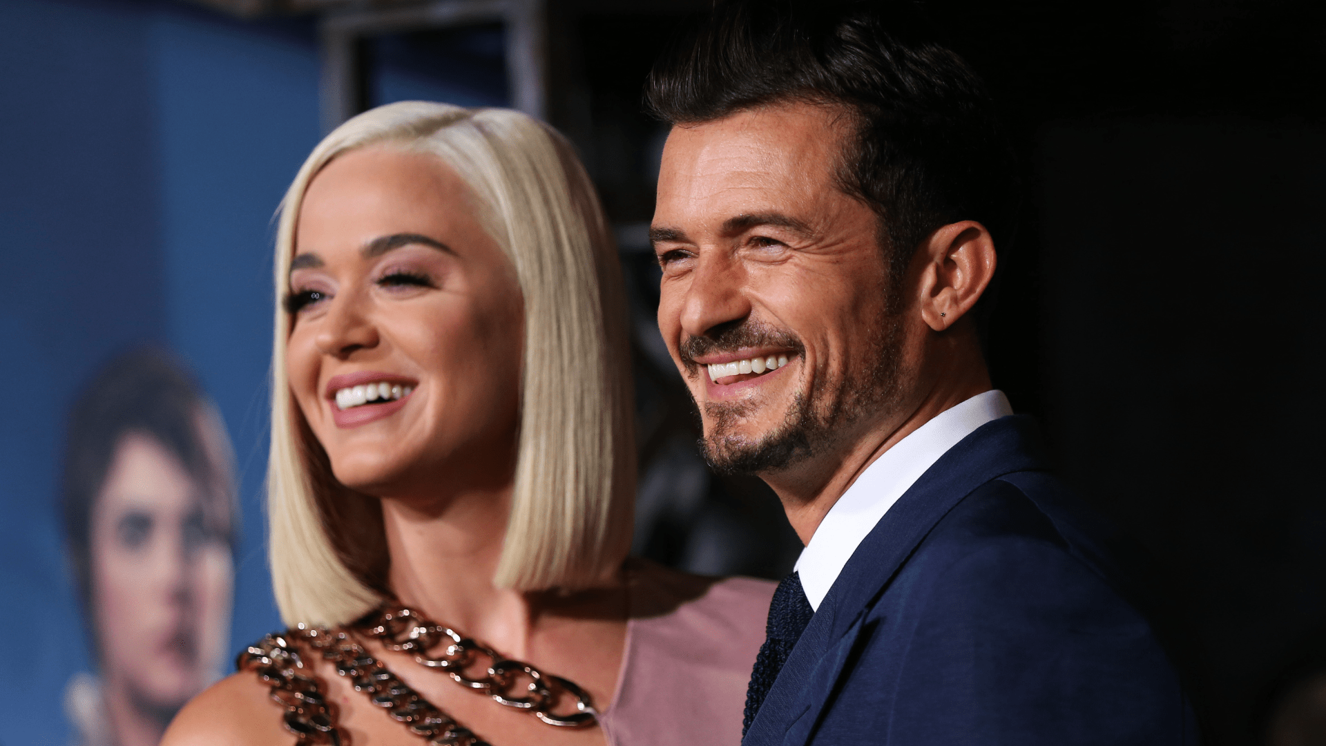 Katy Perry and Orlando Bloom attend the LA premiere of "Carnival Row"