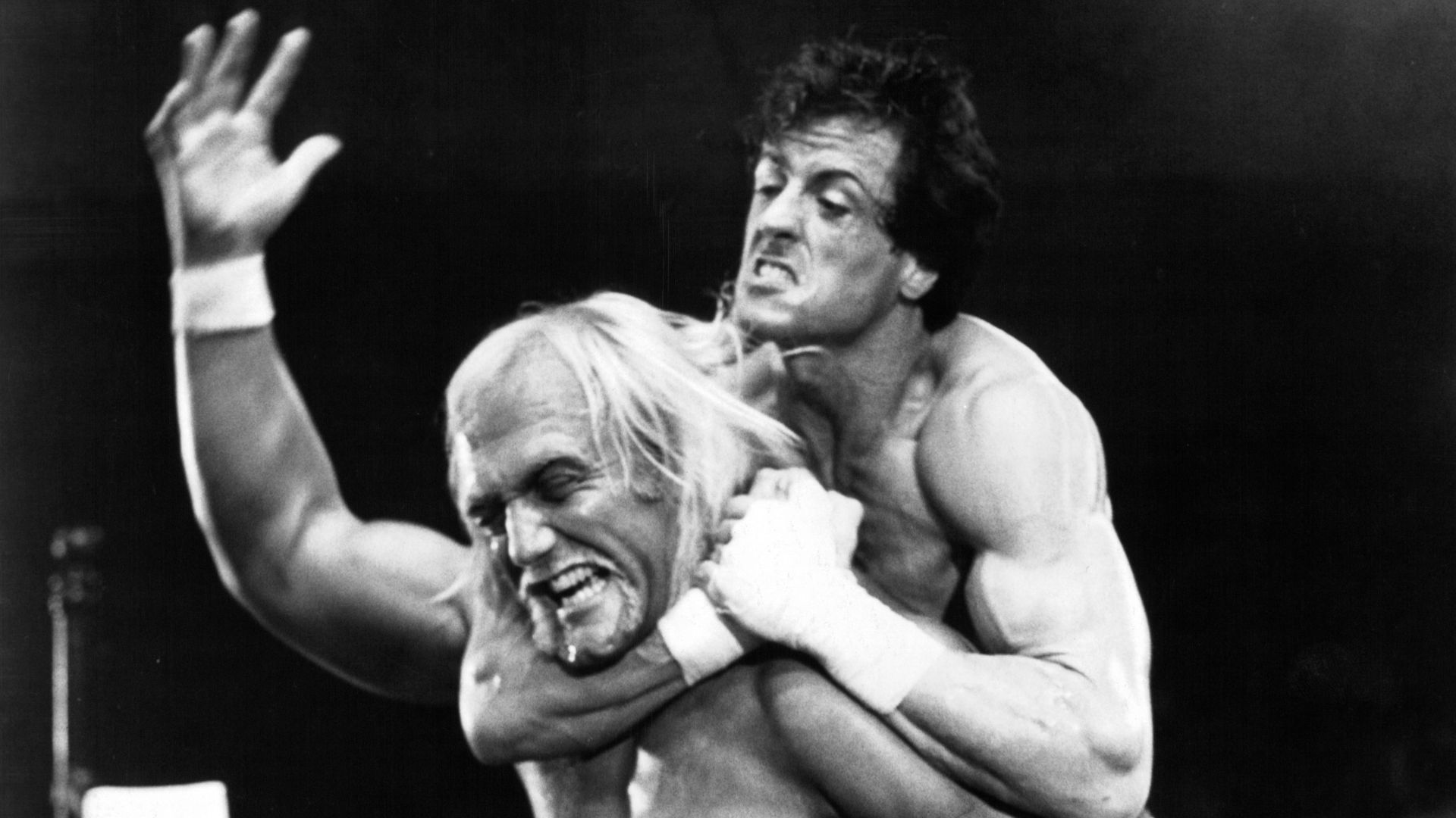 Sylvester Stallone and Hulk Hogan