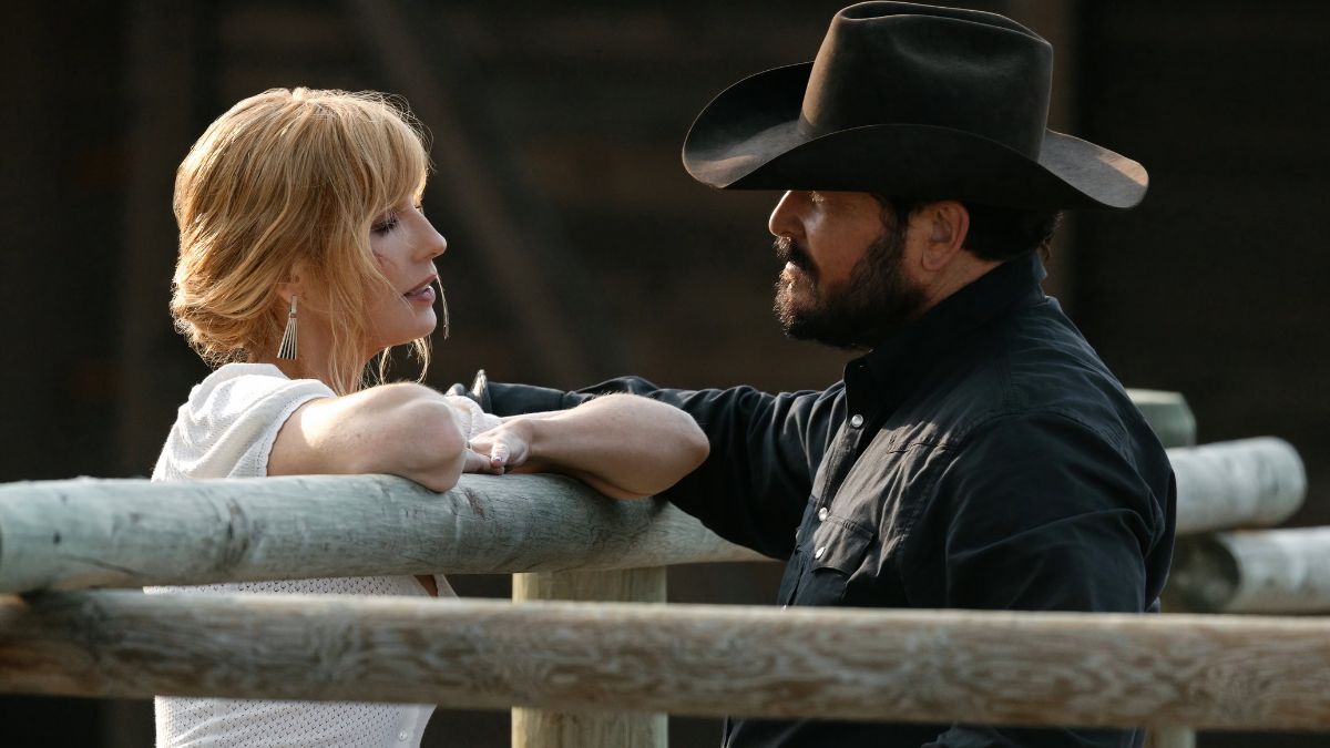 Yellowstone stars Kelly Reilly and Cole Hauser