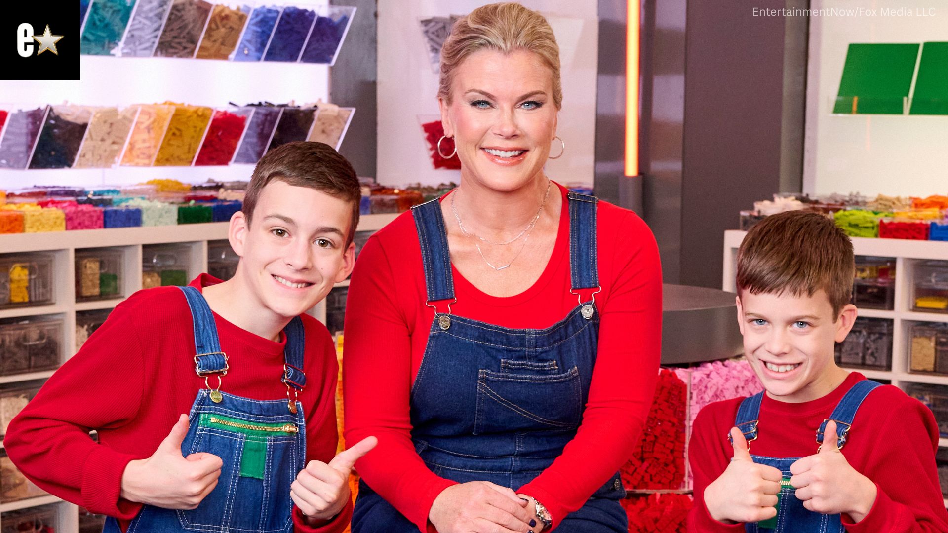 Alison Sweeney with Ajay and Zak