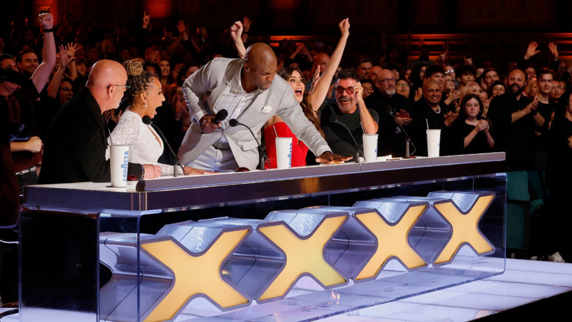Howie Mandel, Mel B, Sofia Vergara, Simon Cowell, Terry Crews
