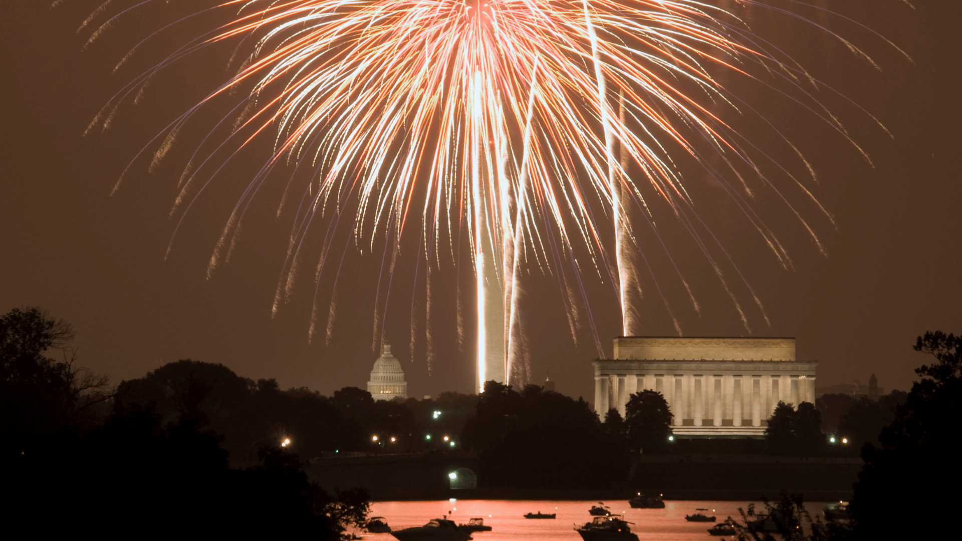 fireworks at the capitol