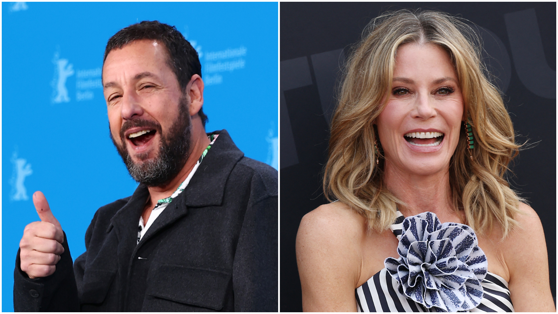 Julie Bowen and Adam Sandler