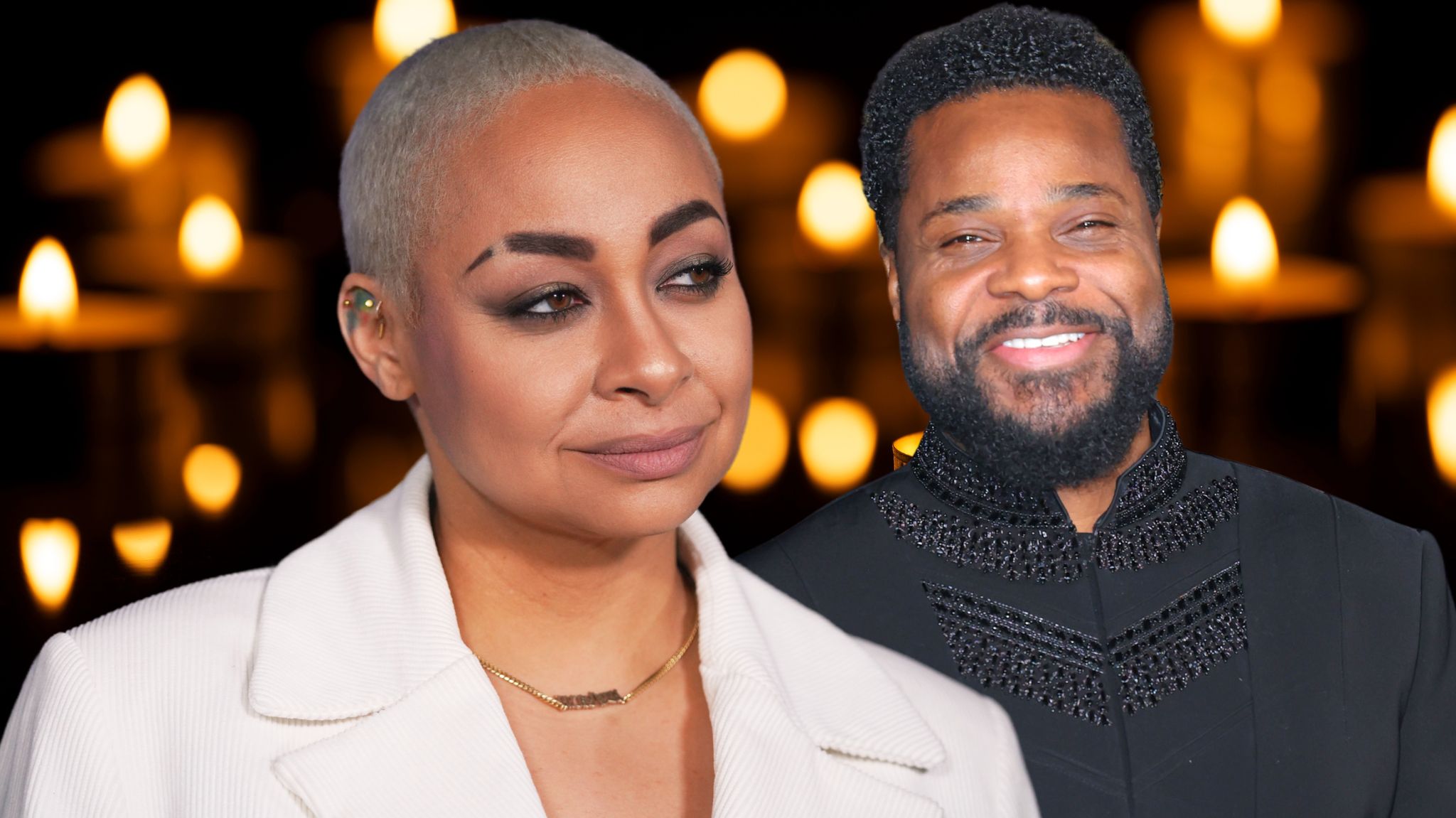 Raven-Symoné and Malcolm-Jamal Warner
