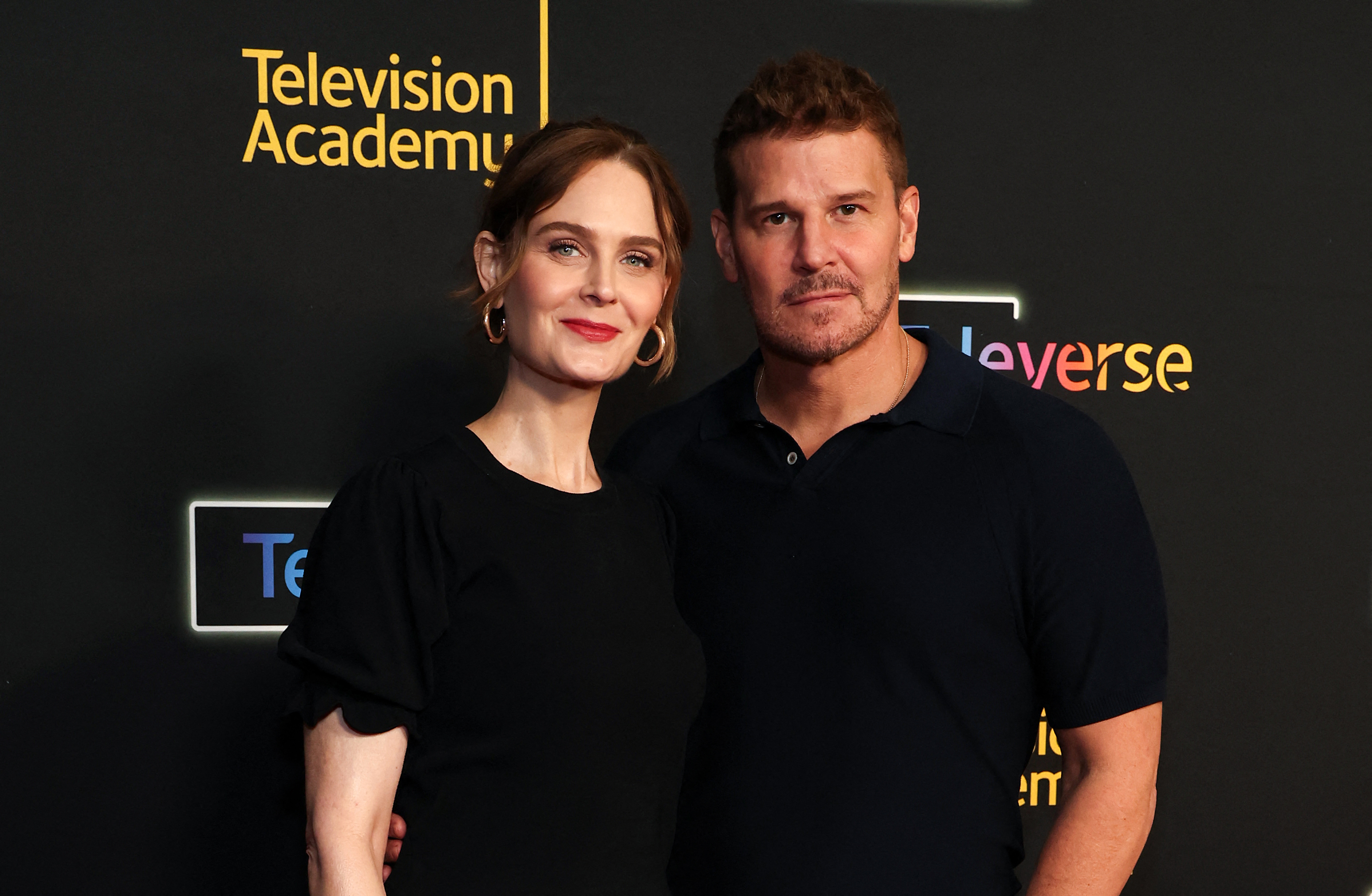 Emily Deschanel and David Boreanaz