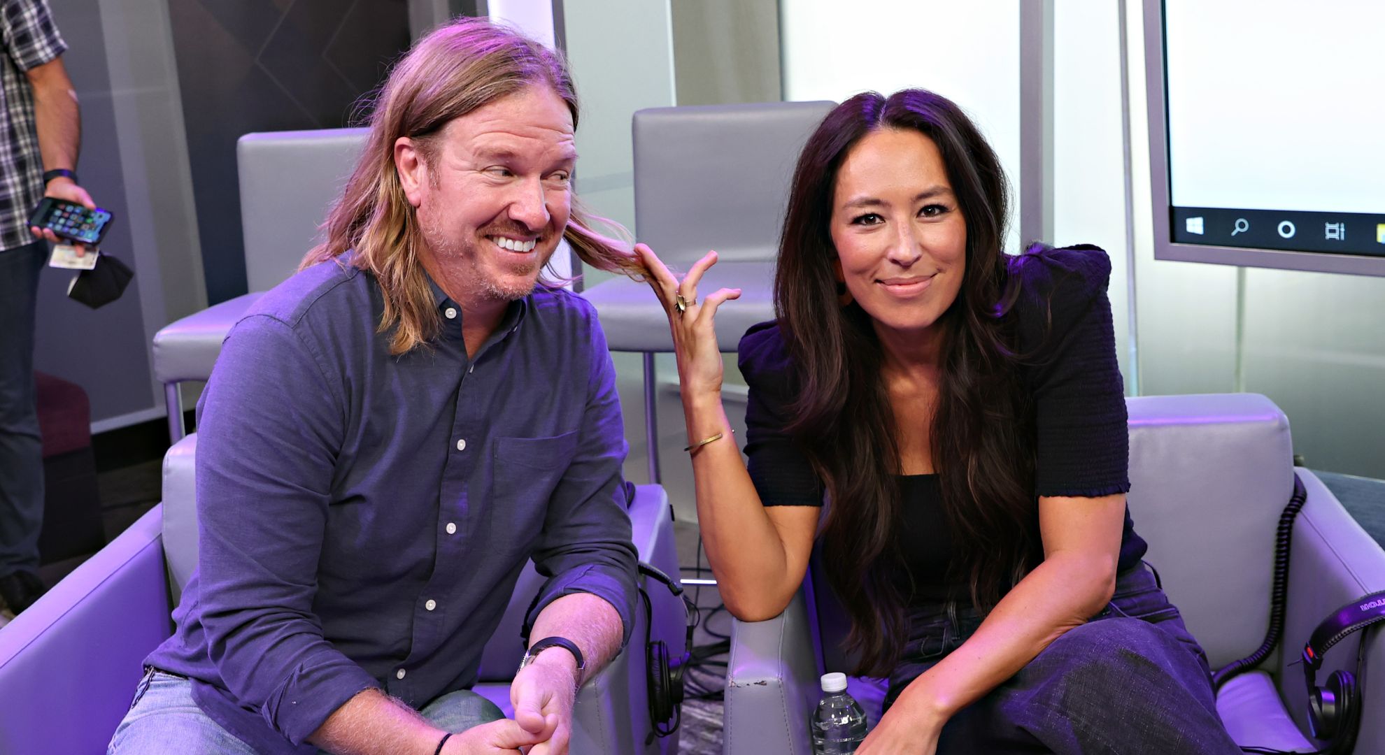 Hoda Kotb hosts a TODAY Show Radio event with Magnolia's Chip and Joanna Gaines at SiriusXM Studios on July 14, 2021 in New York City