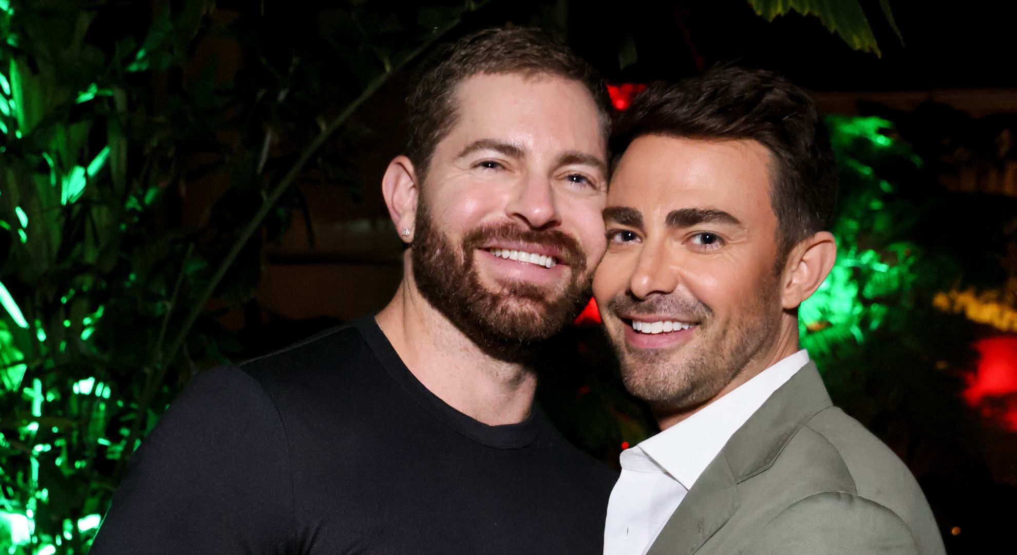 Jaymes Vaughan and Jonathan Bennett attend Hallmark Media's Emmys FYChristmas event with “Holiday Touchdown: A Chiefs Love Story” and “Finding Mr. Christmas” on May 29, 2025