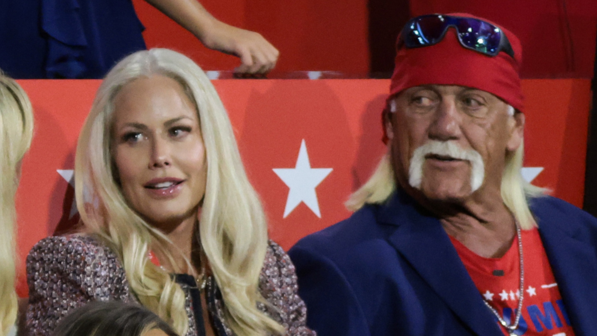 Sky Hogan and Hulk Hogan attend an event