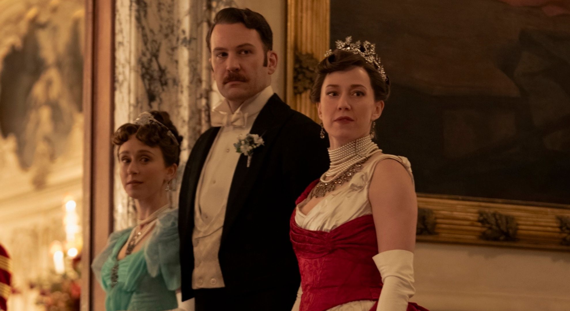 'The Gilded Age' stars Taissa Farmiga, Ben Lamb, Carrie Coon