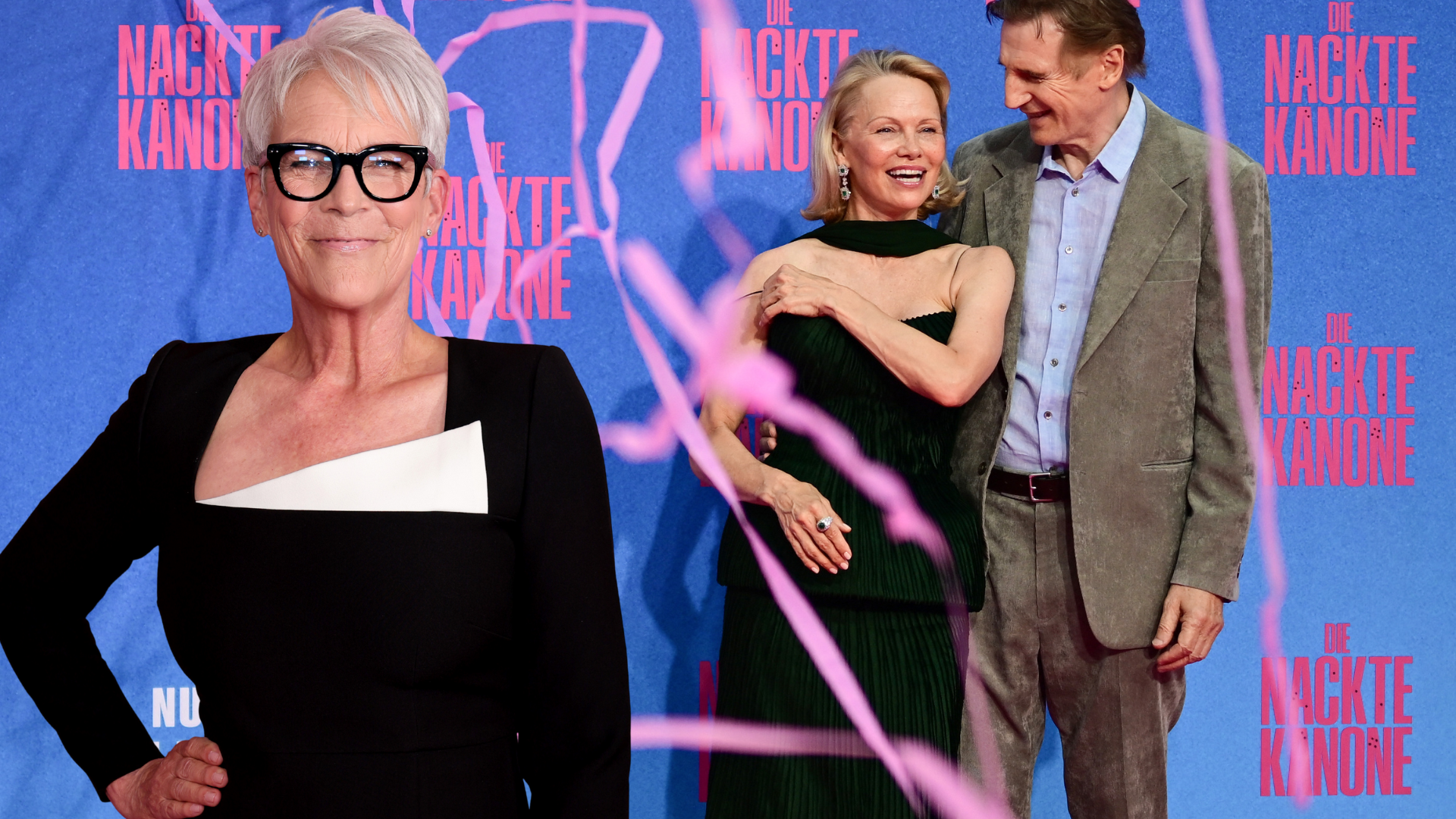 Jamie Lee Curtis Reacts to Pamela Anderson & Liam Neeson’s Rumored Romance