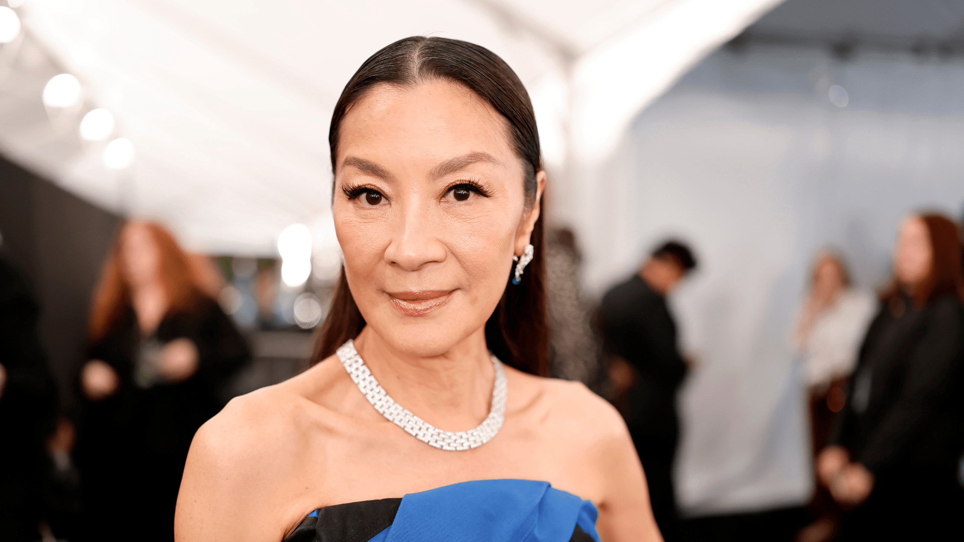 Michelle Yeoh, 63, Rocks Pantsless Red Carpet Look With Crystal Crocs