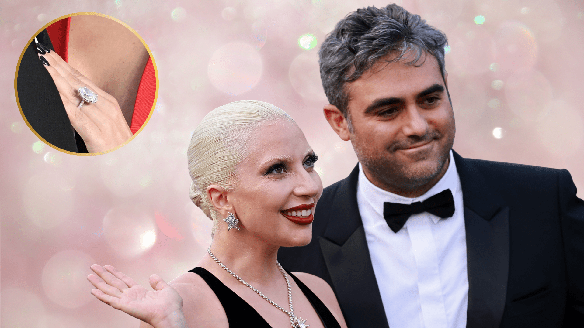 Lady Gaga Flashes Dazzling Engagement Ring