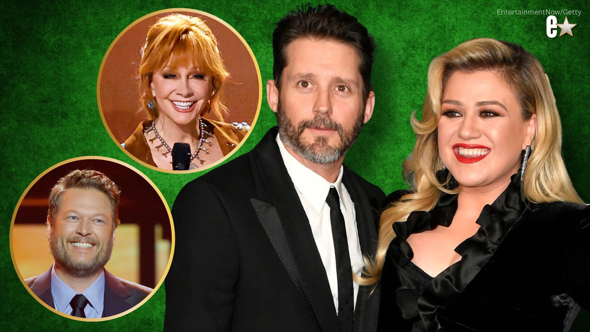 Blake Shelton, Reba McEntire, Brandon Blackstock, Kelly Clarkson