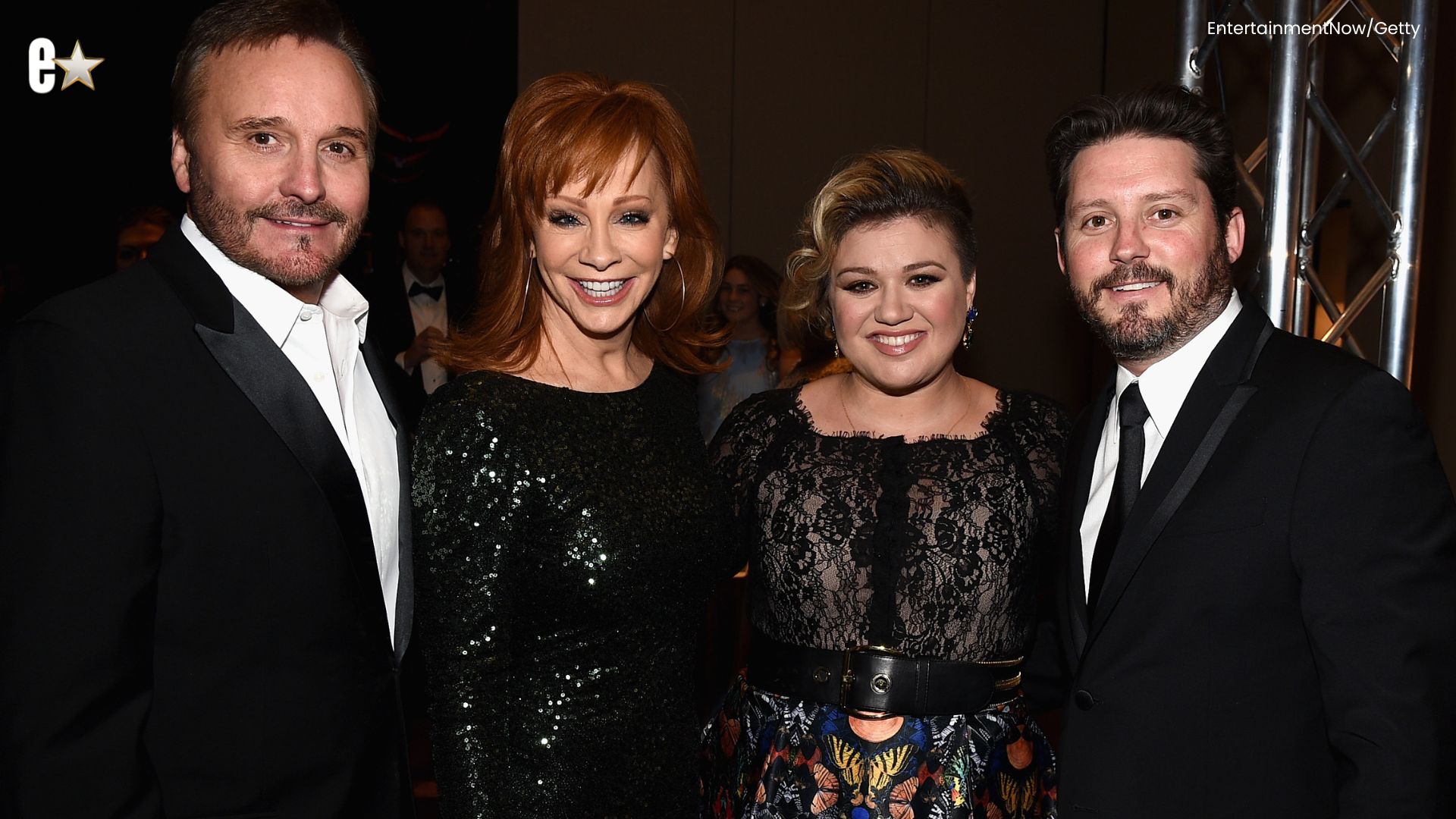 Narvel Blackstock, Reba McEntire, Kelly Clarkson, and Brandon Blackstock