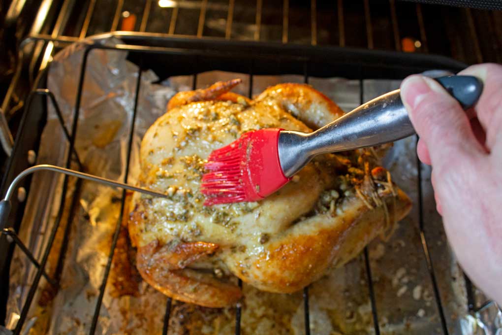 Garlic Herb-Butter Roasted Chicken - The Mountain Kitchen (11) Garlic Herb-Butter Roasted Chicken - The Mountain Kitchen (11)