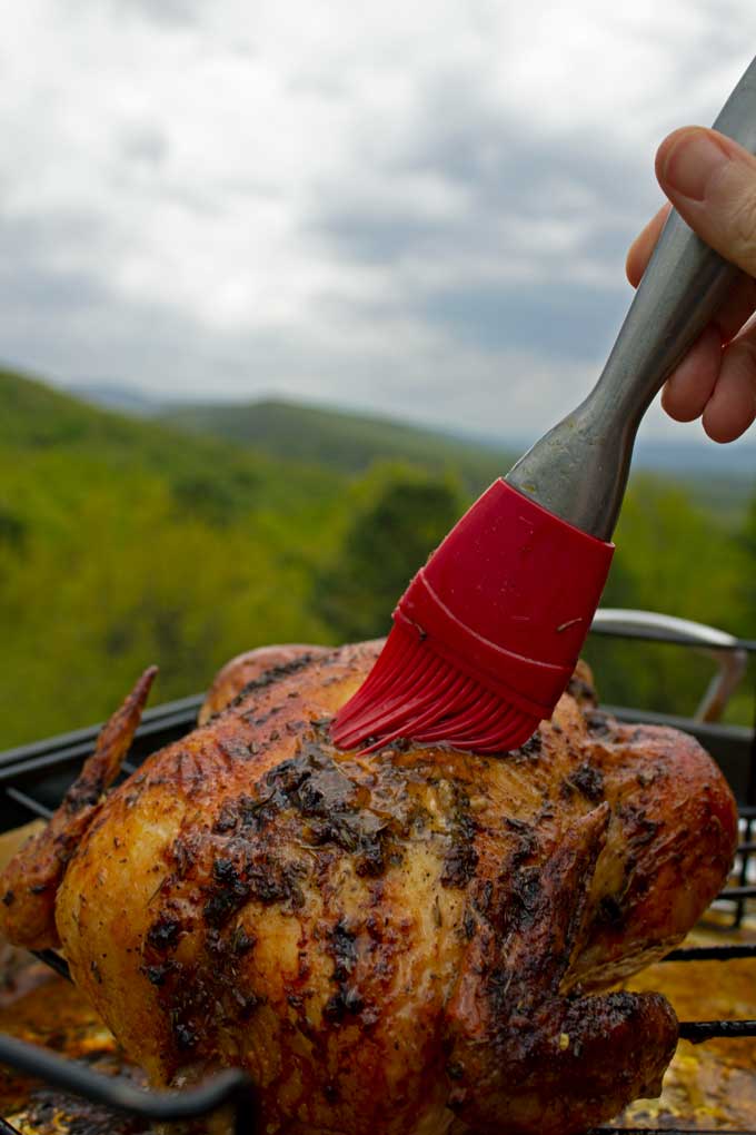 Garlic Herb-Butter Roasted Chicken - The Mountain Kitchen (12) Garlic Herb-Butter Roasted Chicken - The Mountain Kitchen (12)