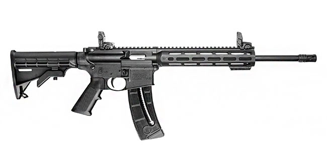 Smith and Wesson M&P 15-22 rifle right profile