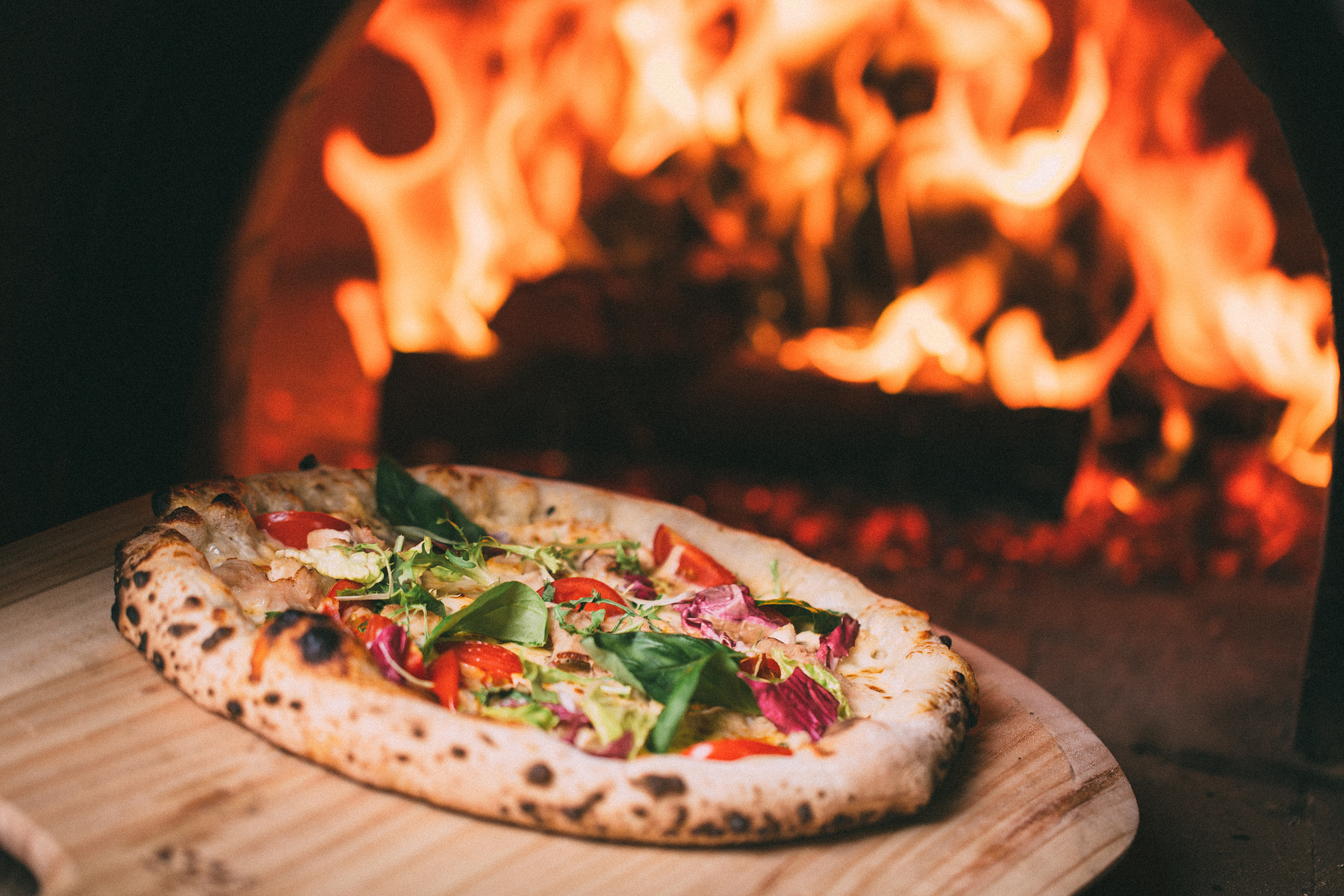pizza oven and wood fired pizza