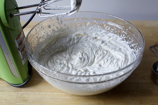 slightly underwhipped cream