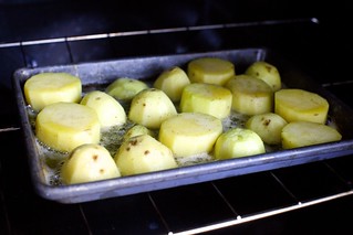 bubbling in the oven