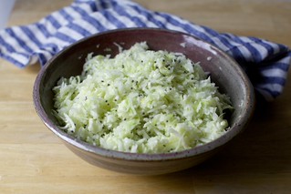 tangy shredded cabbage salad